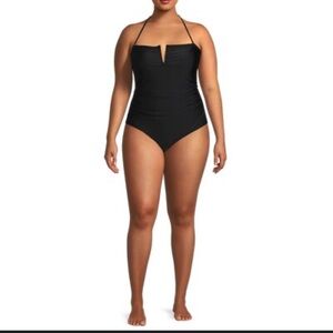 Catherine Malandrino Black One Piece Swimsuit